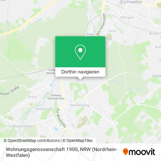 Wohnungsgenossenschaft 1900 Karte