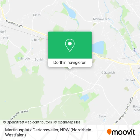 Martinusplatz Derichsweiler Karte