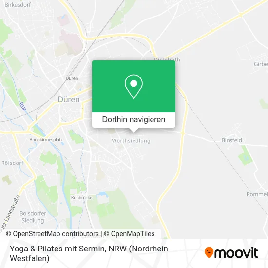 Yoga & Pilates mit Sermin Karte