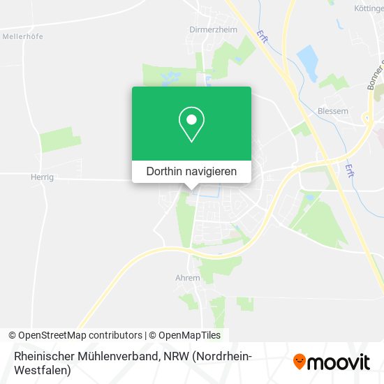 Rheinischer Mühlenverband Karte