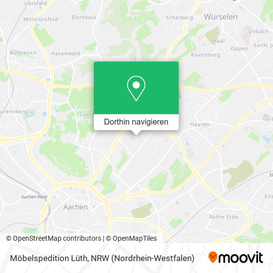 Möbelspedition Lüth Karte
