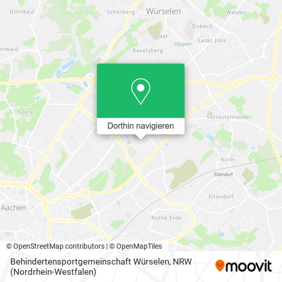 Behindertensportgemeinschaft Würselen Karte
