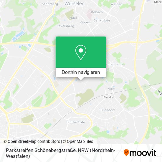 Parkstreifen Schönebergstraße Karte