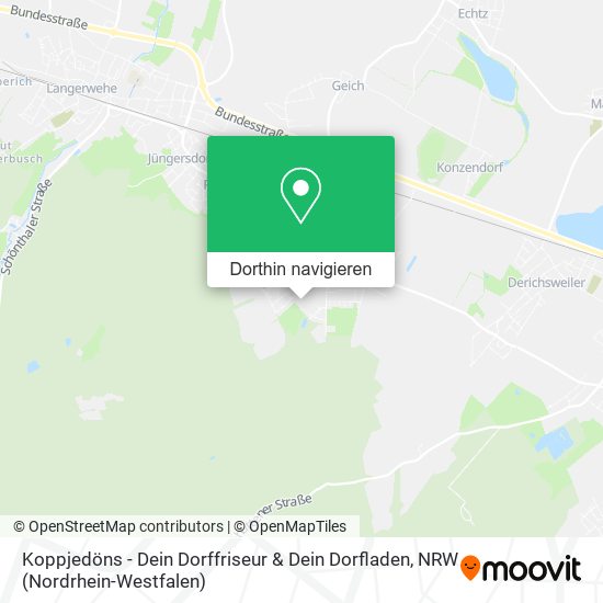 Koppjedöns - Dein Dorffriseur & Dein Dorfladen Karte