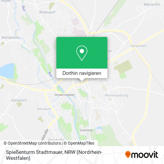 Spießenturm Stadtmauer Karte