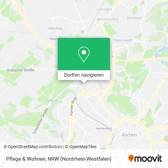 Pflege & Wohnen Karte