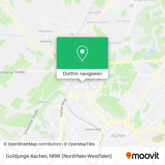 Goldjunge Aachen Karte
