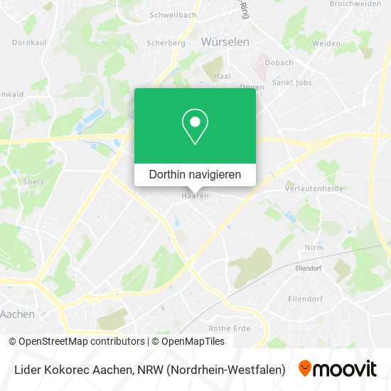 Lider Kokorec Aachen Karte