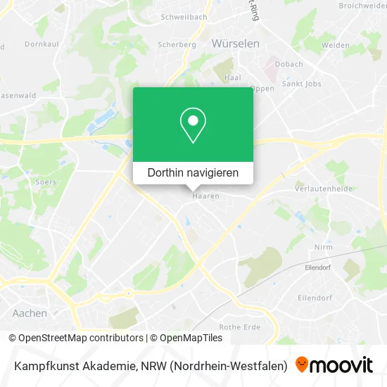 Kampfkunst Akademie Karte