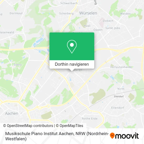 Musikschule Piano Institut Aachen Karte