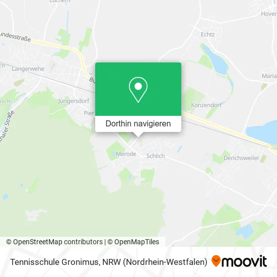 Tennisschule Gronimus Karte