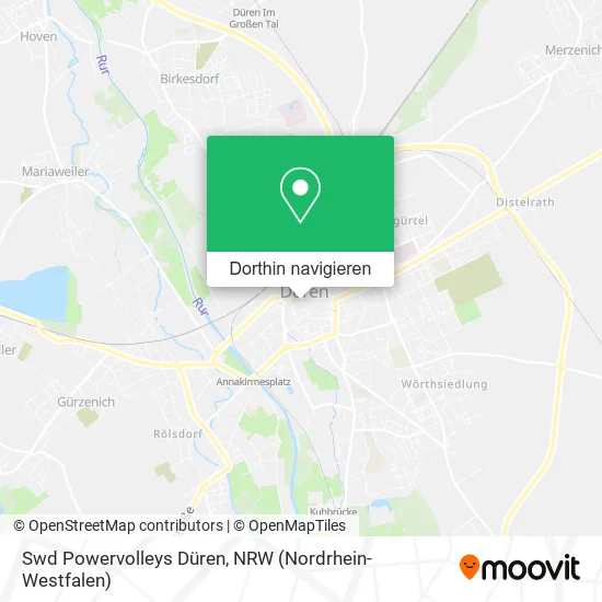 Swd Powervolleys Düren Karte