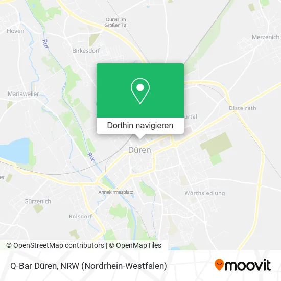 Q-Bar Düren Karte