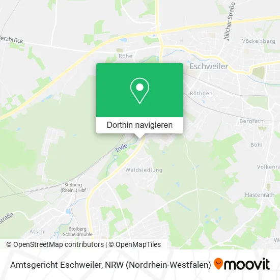 Amtsgericht Eschweiler Karte