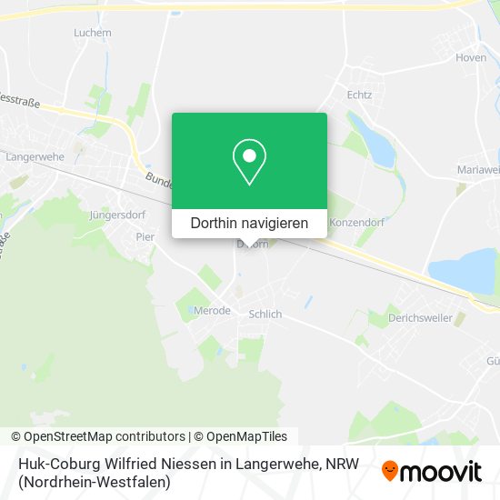 Huk-Coburg Wilfried Niessen in Langerwehe Karte