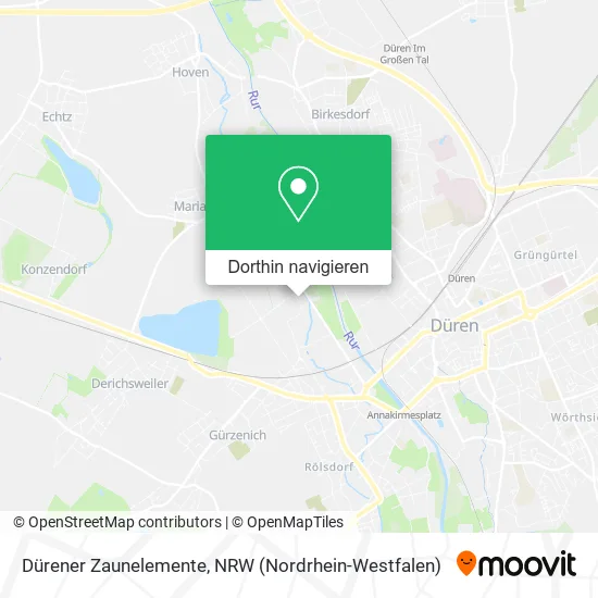 Dürener Zaunelemente Karte