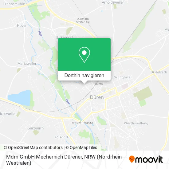 Mdm GmbH Mechernich Dürener Karte