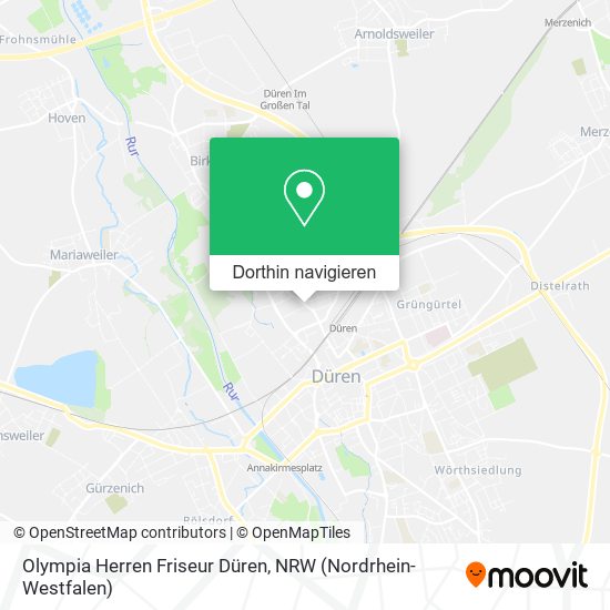 Olympia Herren Friseur Düren Karte