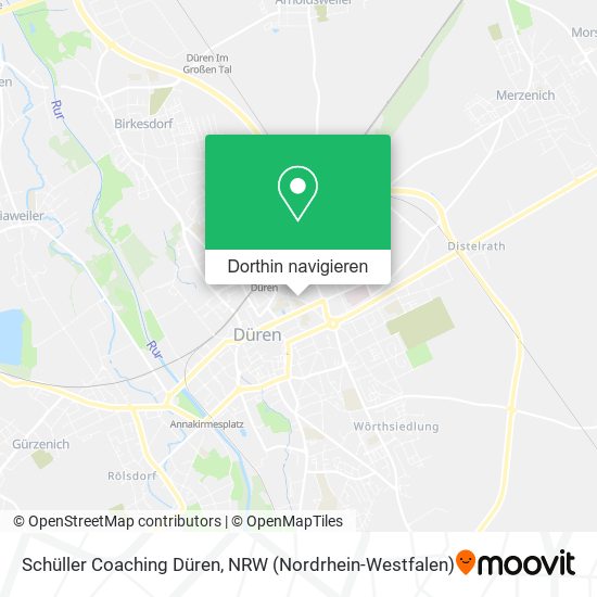 Schüller Coaching Düren Karte