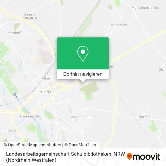 Landesarbeitsgemeinschaft Schulbibliotheken Karte