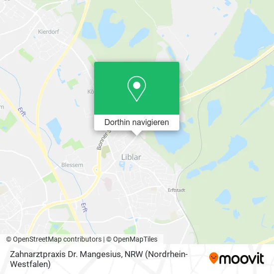 Zahnarztpraxis Dr. Mangesius Karte