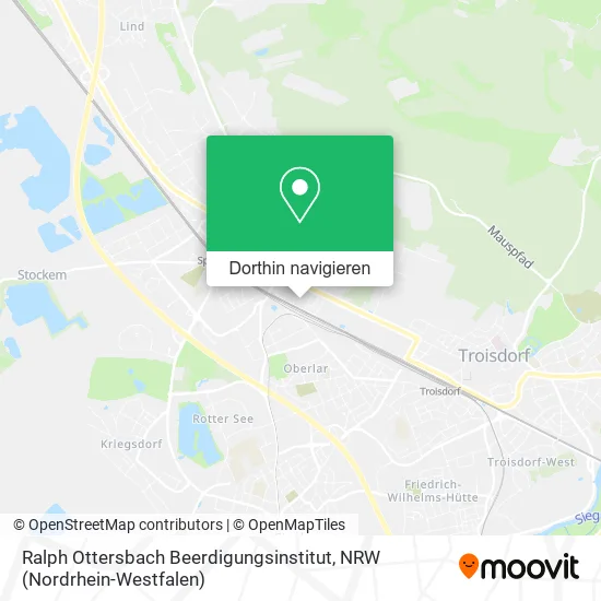 Ralph Ottersbach Beerdigungsinstitut Karte