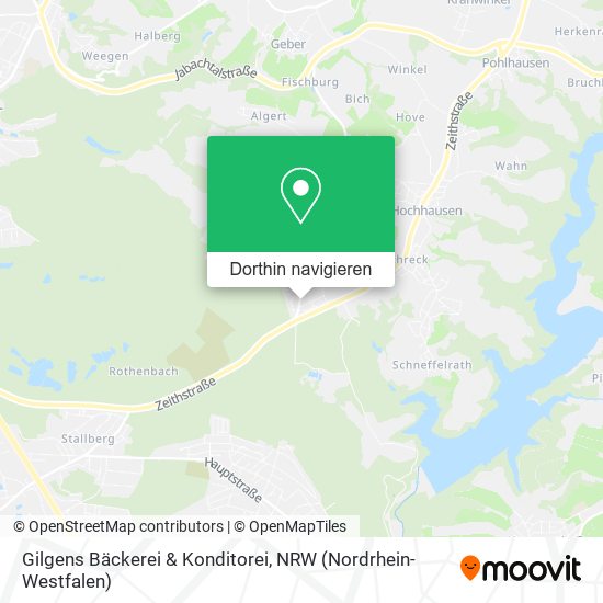 Gilgens Bäckerei & Konditorei Karte