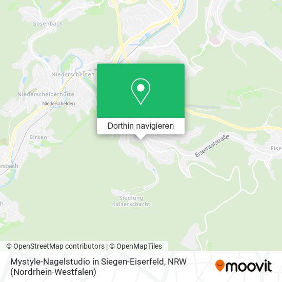 Mystyle-Nagelstudio in Siegen-Eiserfeld Karte