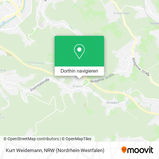 Kurt Weidemann Karte