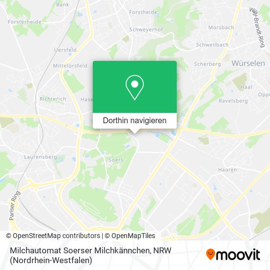 Milchautomat Soerser Milchkännchen Karte