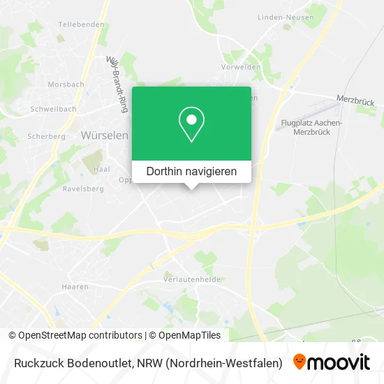 Ruckzuck Bodenoutlet Karte