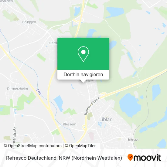 Refresco Deutschland Karte