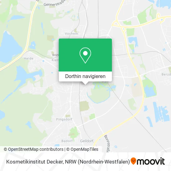Kosmetikinstitut Decker Karte