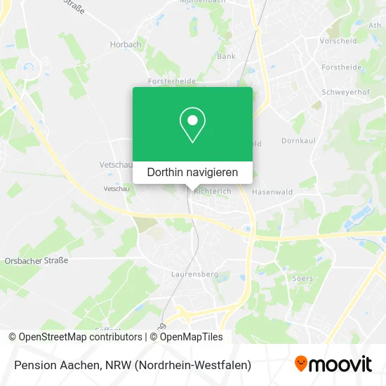 Pension Aachen Karte