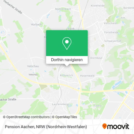 Pension Aachen Karte