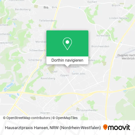 Hausarztpraxis Hansen Karte