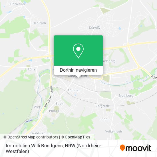Immobilien Willi Bündgens Karte