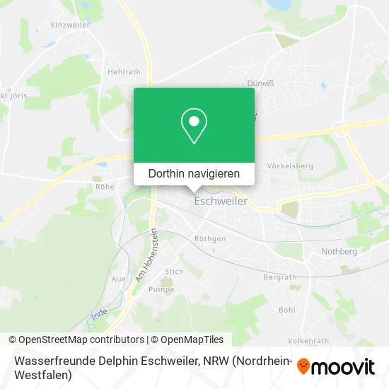 Wasserfreunde Delphin Eschweiler Karte