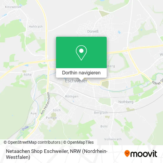 Netaachen Shop Eschweiler Karte