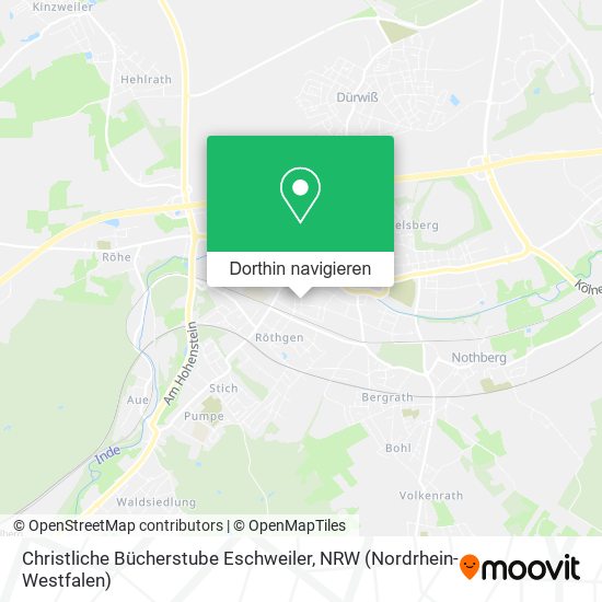 Christliche Bücherstube Eschweiler Karte