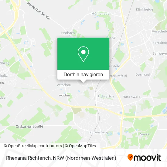 Rhenania Richterich Karte