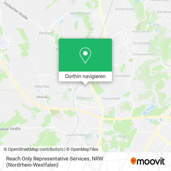 Reach Only Representative Services Karte