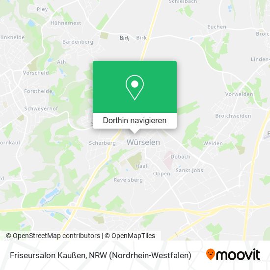 Friseursalon Kaußen Karte