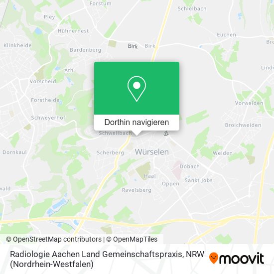 Radiologie Aachen Land Gemeinschaftspraxis Karte