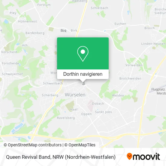 Queen Revival Band Karte