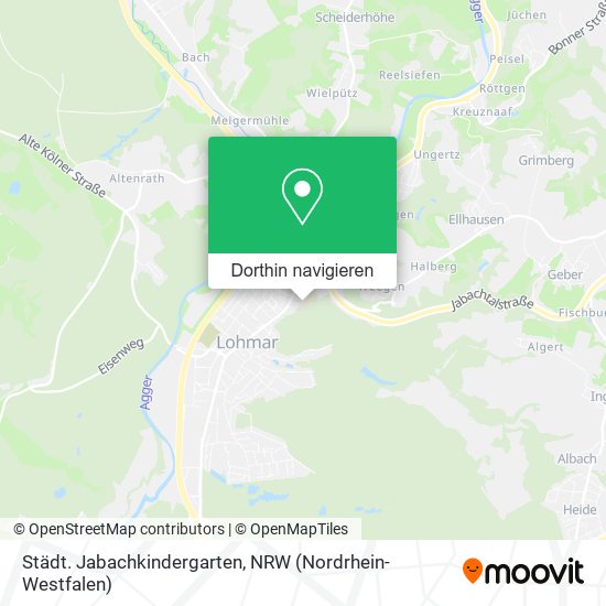 Städt. Jabachkindergarten Karte