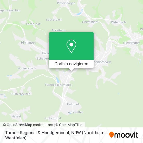 Toms - Regional & Handgemacht Karte