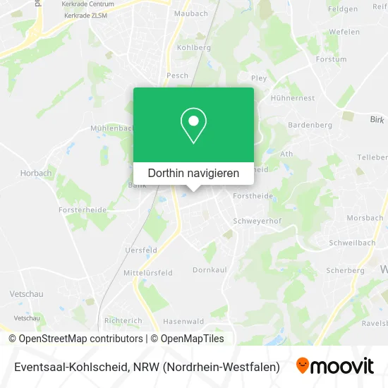 Eventsaal-Kohlscheid Karte