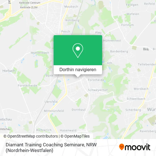 Diamant Training Coaching Seminare Karte