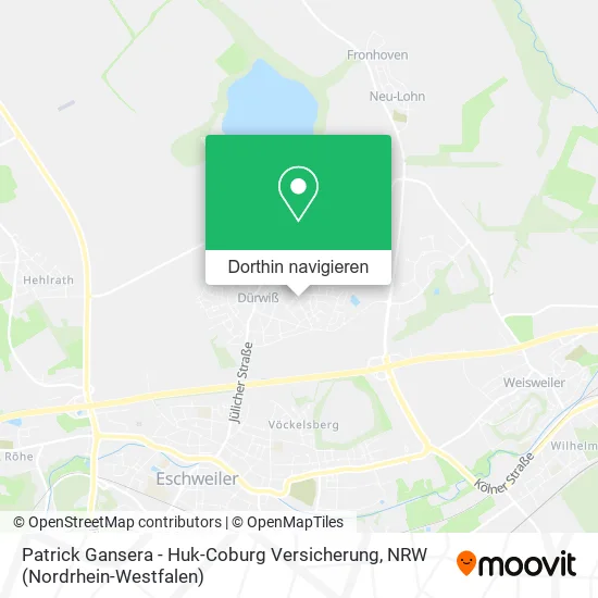Patrick Gansera - Huk-Coburg Versicherung Karte